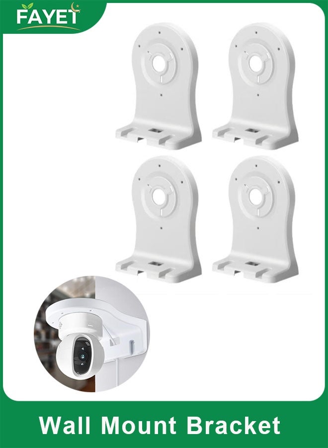 FAYET 4 Pcs Of Household Intelligent Monitoring Camera Wall Mounted Bracket, Monitoring Base Fixed Bracket, Easy To Install - Image 1
